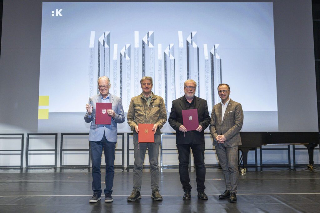 Kulturfonds Preisverleihung 2025 Bürgermeister Bernhard Auinger und Initiative Freies Wort