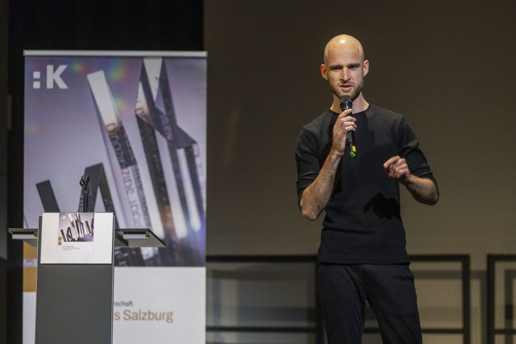 Kulturfonds Preisverleihung 2025 Jonathan Lucas Hauser